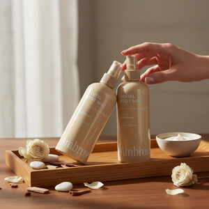 Ambrose Santal Body Mist Lightweight Sandalwood 8oz. 2 Pack